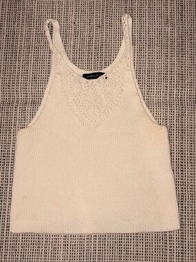 KENDALL & KYLIE Women’s Crochet Knit Top Size S